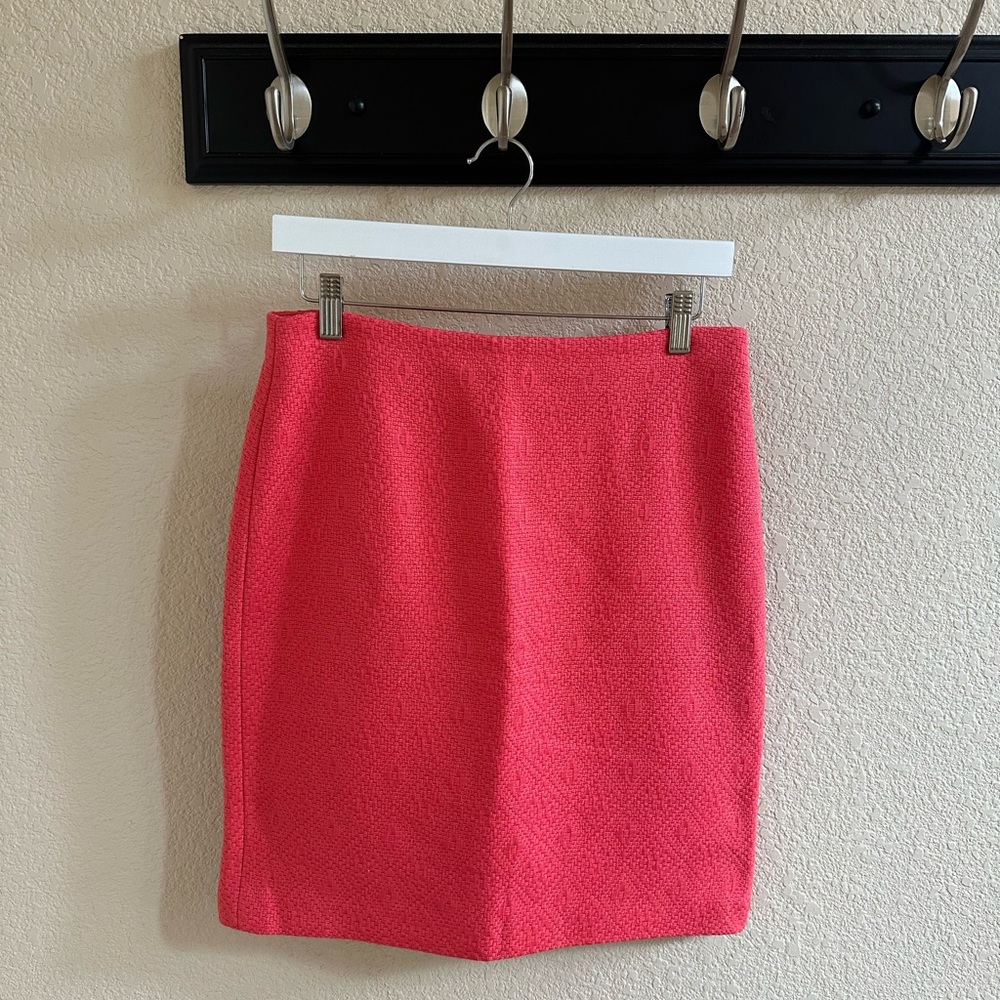 Banana Republic Vibrant Coral Mini Skirt